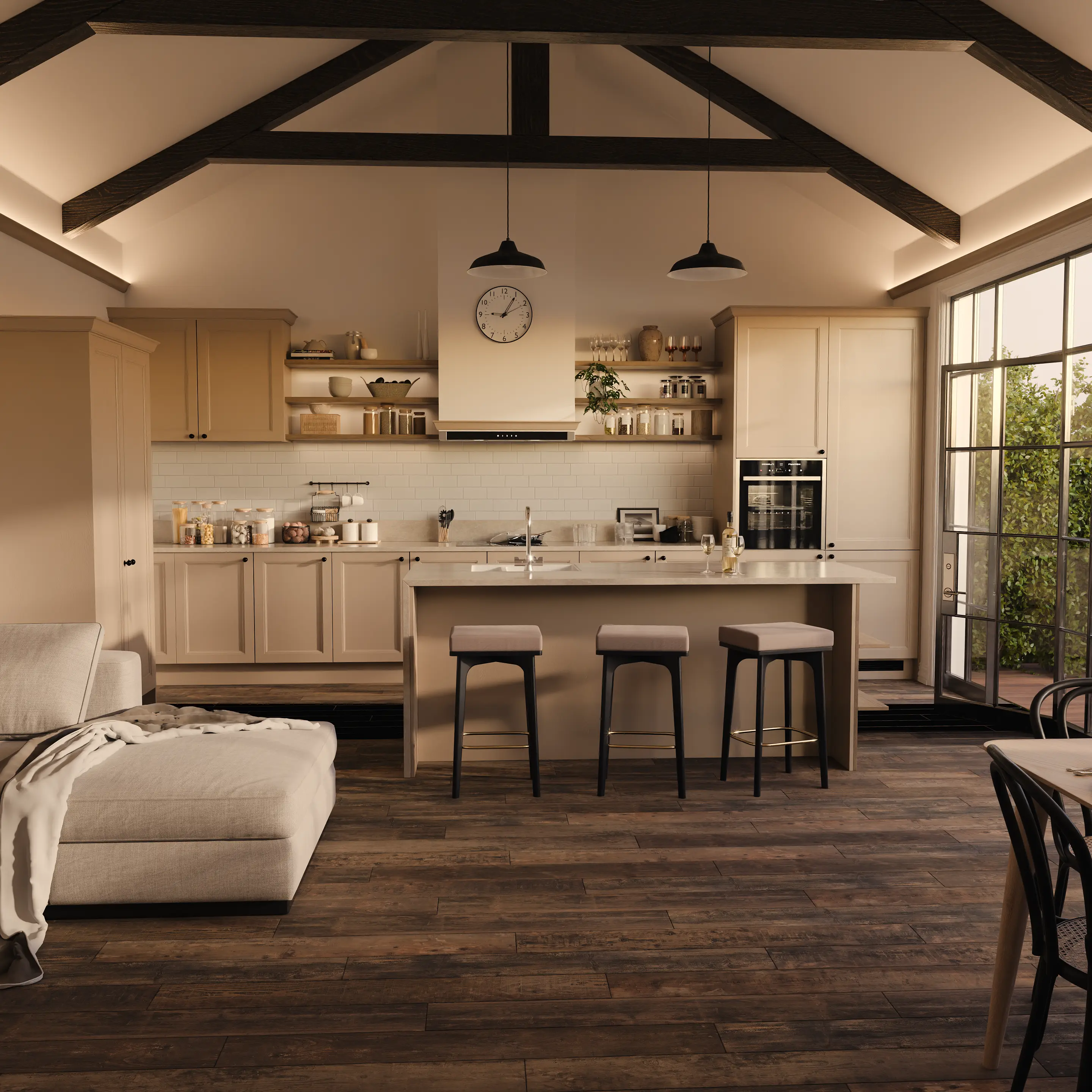 Cream Shaker Kitchen